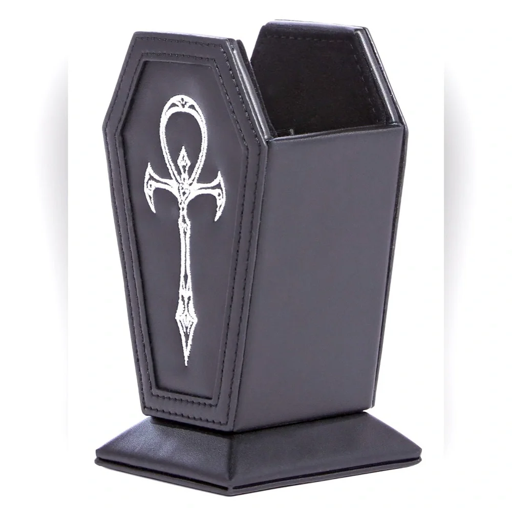 ✨🆕Dolls Kill Home Eternal Rest Ankh Makeup Brush Holder!BNIP!💀🖤
